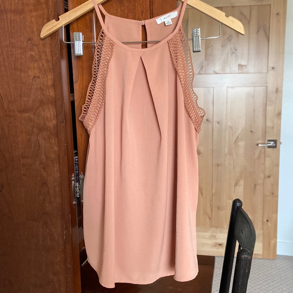 Boutique Salmon Tank Top